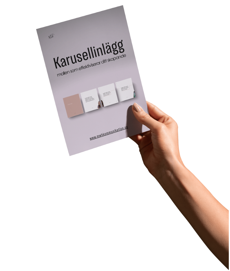 Ett bord med en ipad som visar en framsida på en pdf 